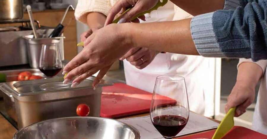 Santorini: Private Cooking Class and Wine Tasting Tour - Wine First, Then the Kitchen: How the 6 Hours Work