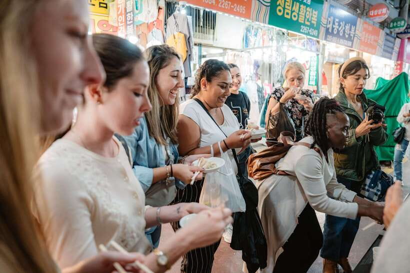 Seoul: Night Market Food Tour with Local Guide - Drinks and Korean drinking games: why it’s more than just eating