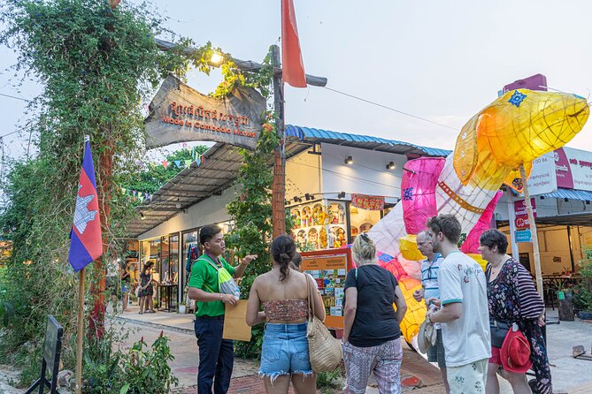 Siem Reap Evening Food Tour - Inclusive 5 stops Local Tastings - Stop 3: Khmer BBQ, Spring Rolls, Tofu, and Banh Chok at the Local Restaurant Area