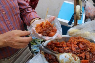 Street Food Tasting Tour including Dinner - Phsar Leu Thom Thmey fruit market: where the night gets grounded