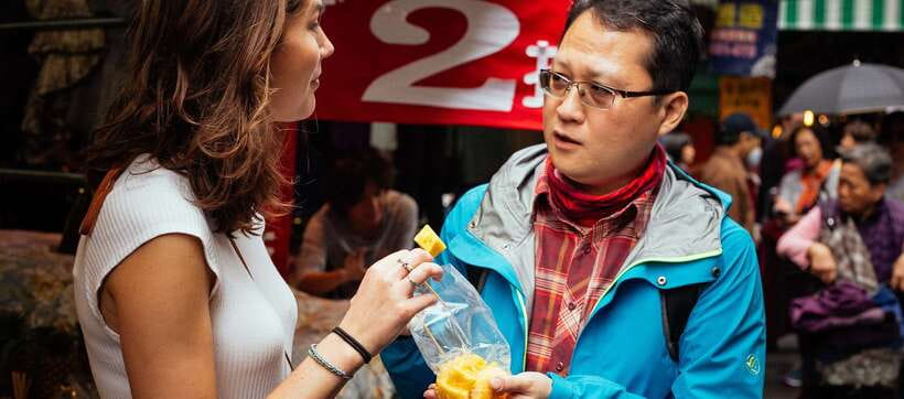 Taipei: Private Food Tour – 10 Tastings with Locals - Scallion pancake, braised pork, and the veggie stuffed rice roll swap