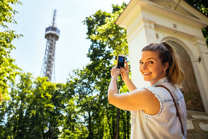 The 10 Tastings of Prague With Locals: Private Food Tour - Stop 3: Zizkov TV Tower and Korbáčik smoked cheese with wine