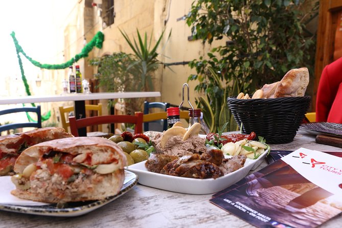 The Valletta Food Tour Experience, a private tour - What you’ll eat: pastizzi, ftira, kinnie, and more