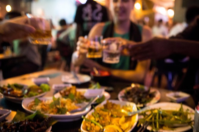Ultimate Phnom Penh Food Tour by Tuk Tuk: 20 Tastings and Drinks - Stop 2: Wat Botum Park ma-and-pa shop and two classic Khmer dishes