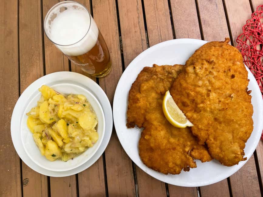 Vienna: Food tasting tour of Hidden Gems (Small Groups) - Wiener Schnitzel and classic beer: the most Vienna stop of all