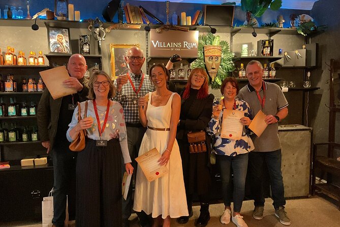 Villainous History and Rum Tasting Tour in York Indoor Experience - Accessibility and comfort: standing tour, seating available