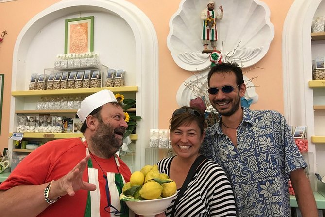 Walking Food Tour in Sorrento w/ Limoncello Factory Lemon Grove - Limoncello factory stop: small production, real tasting